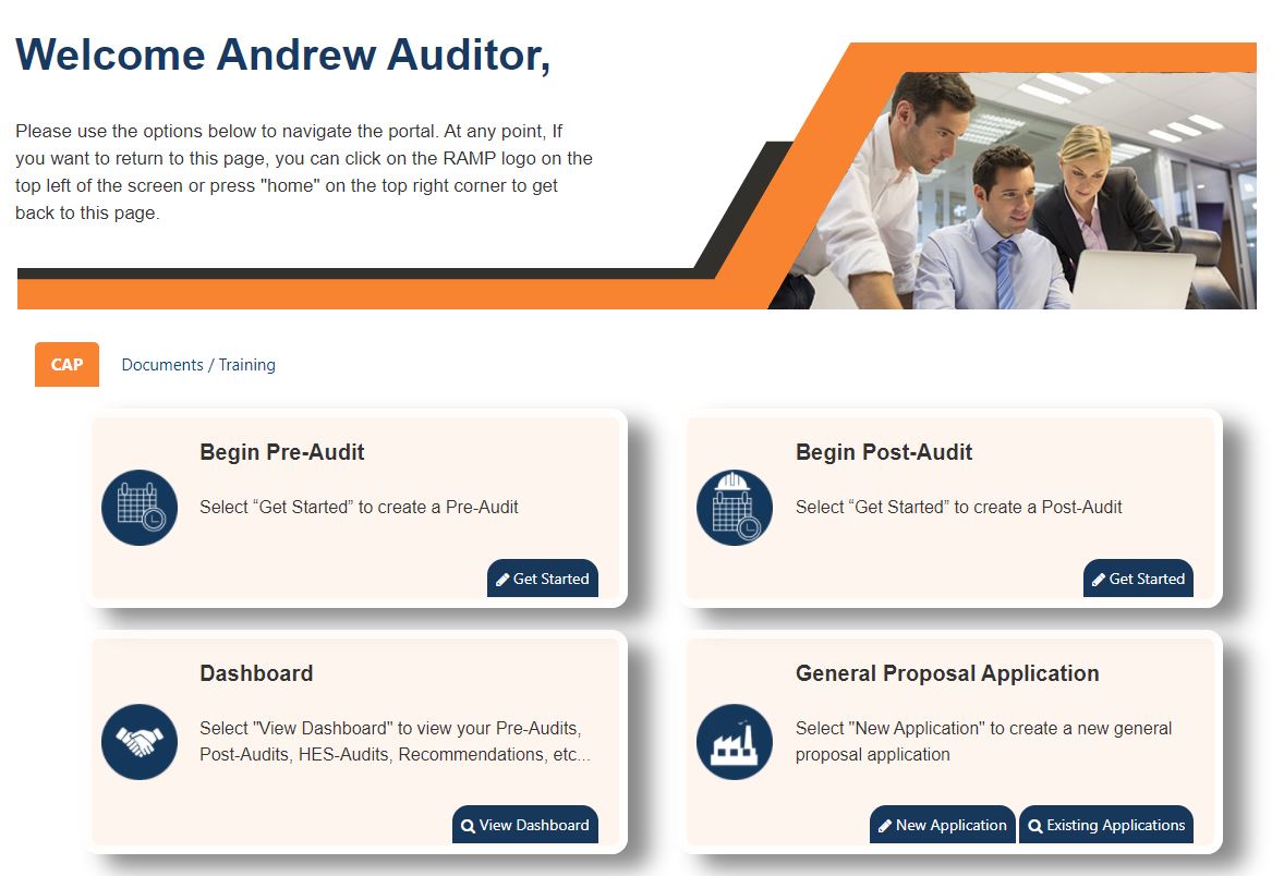 CAP - Contractor Auditing Portal Overview